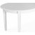 Sandhamn ovalt spisebord 200 cm - Hvid + Mbelplejest til tekstiler