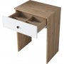Bijou toiletbord 12, 60 x 42,5 cm - Valnd/hvid