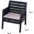 Lara loungegruppe med 3-personers sofa, 2 lnestole og bord - antracit