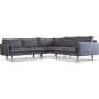 Kleo hjrnesofa 5-pers. - Mrkegr