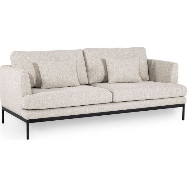 Pearl 3-personers sofa - Creme