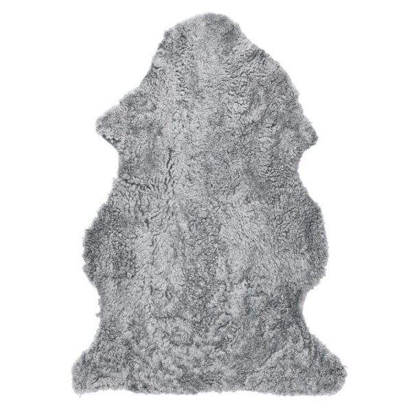 Curly freskind - 95x55 cm - Trkul-/slvfarve