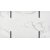 Blanca sofabord 110 x 64 cm - Hvid marmor/sort
