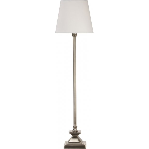 Lili bordlampe - Slv/hvid - 53 cm