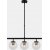 Atlas loftslampe 10276 - Sort/antik