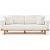 Reims 3-personers sofa - Creme