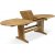 Saltö ovalt spisebord 180-240 cm butterfly-funktion - Teaktræ + Møbelplejesæt til tekstiler