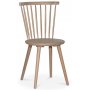 Sandhamn spisebordsst; Klapbord med 4 stk. Castor pindestole Whitewash