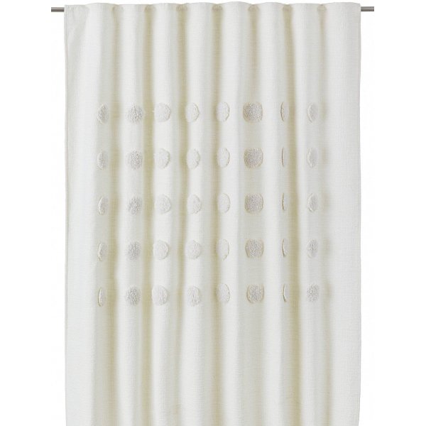 Pom gardin 1-pak 140 x 280 cm - Offwhite
