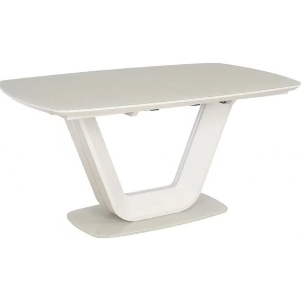 Bumbi spisebord 160-220 cm - Cremehvid
