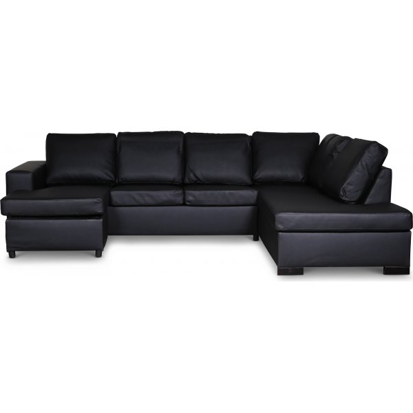 Solna U-sofa D3A - Bonded Lder