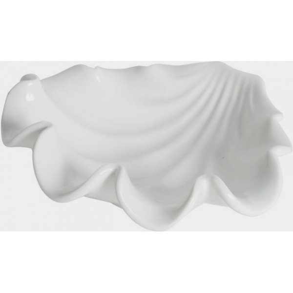 Skalserveringsfad 16 cm - Hvid
