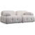 Petite 2-personers sofa - Hvid