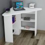 Hjrne hjrne skrivebord 80x80 cm - Hvid
