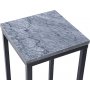 Accent piedestal 27 - Gr marmor / sort base