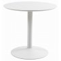Ibiza cafebord 80 cm - Hvid
