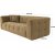 Cady 3 pers. sofa - Khaki