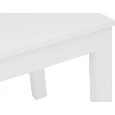 Bryk 2 spiseborde 140-180 x 80 cm - Hvid