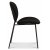 Rondo stol - Sort (fljl)/sort + Mbelplejest til tekstiler
