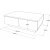 Luvio sofabord 17, 90x60 cm - Slv/antracit