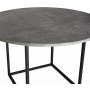 Sintorp rundt spisebord 115 cm - Beton (Eksklusivt laminat)