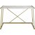 Anemon skrivebord 120x60 cm - Hvid/guld