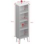 Softline smal reol med 4 rum - Hvid
