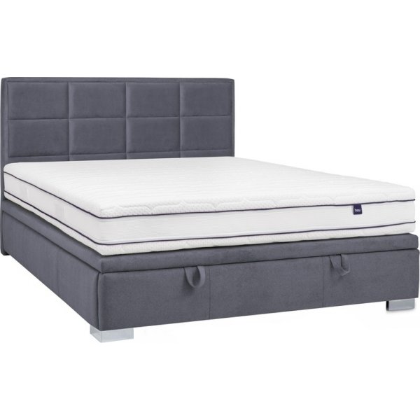Maison 160x200 cm gr sengeramme med opbevaring i sengen
