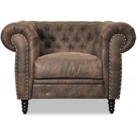 Ashford chesterfield lnestol - Brunt eco-lder