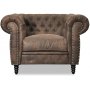 Ashford chesterfield lnestol - Brunt eco-lder