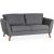 Country 2-pers. Sofa - Gr (stof)