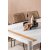 Togo udendrs spisegruppe med 6 Lindos stelstole - Beige/Sort/Teak