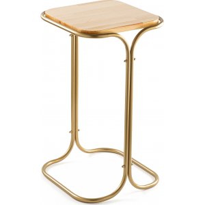 Vela 1 sidebord - Guld/beige