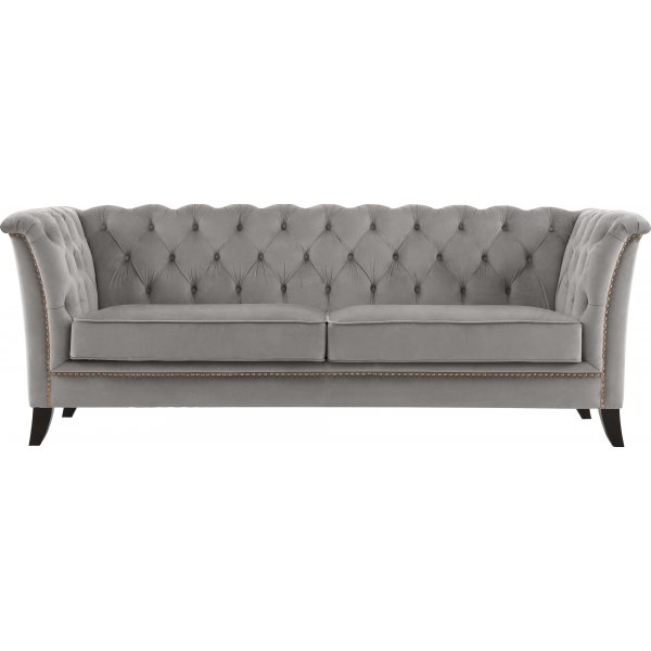 Sofa Chesterfield 3-personers gr - Henry