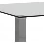 Edge spisebord 140 cm - Krom