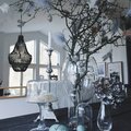 Kundebillede Lysekrone Signum kuglelampe XL 110 cm (sorte trækugler)