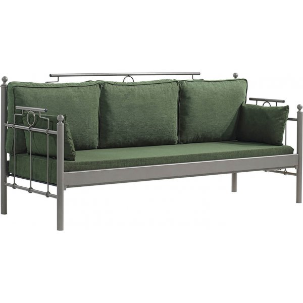 Hampus 3-personers udendrs sofa - Brun/grn