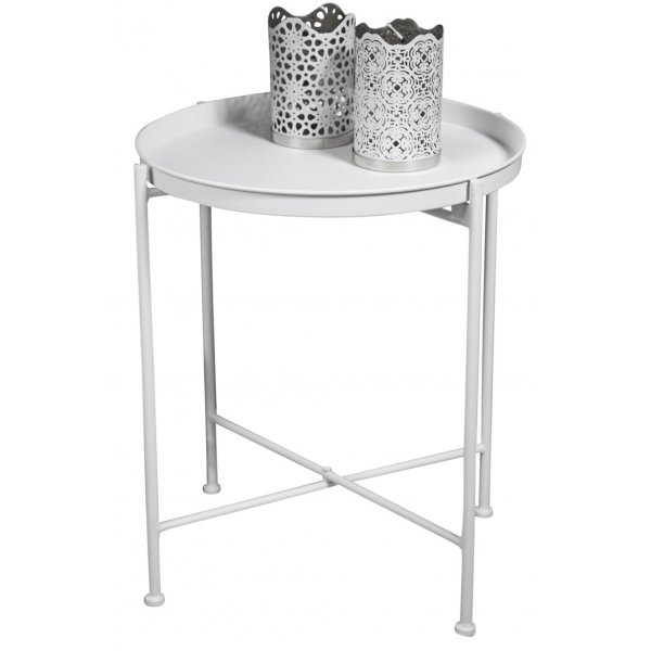 Bakkebord Lillie H50 cm - Hvid