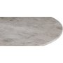 SOHO spisebord 105 cm - Mat sort krydsfod / Slv marmor