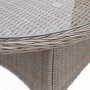 Spisest med 6 stole og spisebord 180 x 100 cm sort/natur - Menton/Pino