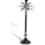 Palmblad Bordlampe 50cm - Slv/Sort