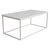Accent rektangulært sofabord i marmor 110 cm - Hvid marmor