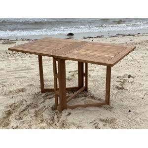 Salt klapbord 140 cm - Teak