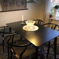 Kundebillede Sunda spisebordsstol - Sort/snoresæde