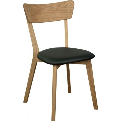 Amino stol - Olieret eg / sort ko-lder + Mbelplejest til tekstiler