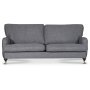 Howard Watford deluxe 3-personers lige sofa - Gr Rocco