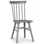 Edge spisegruppe; Spisebord i hvid HPL 240x90 cm med 8 gr Orust stokstole