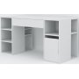 Diamant skrivebord 145,3x59,6 cm - Hvid