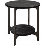 Flot sidebord 50 x 49 cm - Sort marmor