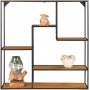 Hvid Vghylde - Sort/eg imitation - 85x85x18